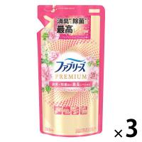【アウトレット】ファブリーズ 布用 W除菌+消臭 プレミアム フローラル＆ブロッサム 詰め替え 320mL 1セット（1個×3） 消臭スプレー