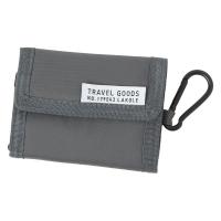 財布 レディース メンズ 三つ折りミニウォレット グレー LAKOLE/ラコレ