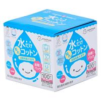 大衛 アメジスト ママとベビーの水だけぬれコットン100 2094 1箱（2枚/包×100包入）