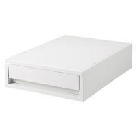 無印良品 再生ポリプロピレン入り 小物収納ケース 小 ホワイトグレー 約幅２６×奥行３７×高さ９ｃｍ 良品計画