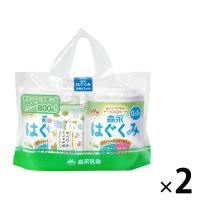 【0ヵ月から】森永 乳児用ミルク はぐくみ（大缶）2缶パック（800g×2缶） 2個 森永乳業 粉ミルク