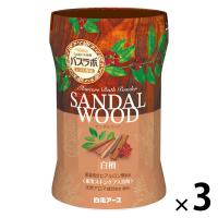 HERSバスラボ ボトル サンダルウッドの香り 540g 1セット（1本×3） 湯の色 ウッドブラウン(透明湯タイプ) 白元アース