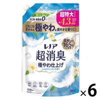 レノア 超消臭1WEEK 極やわ仕上げふんわりシャボン 詰め替え 超特大 1380mL 1セット（1個×6） 柔軟剤 P＆G