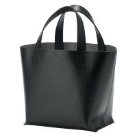 無印良品 ヌメ革 ミニトートバッグ 黒 タテ２２×ヨコ３６×マチ１４ｃｍ 良品計画