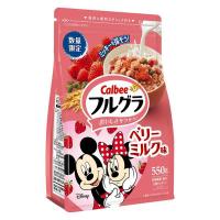 【ワゴンセール】フルグラベリーミルク味 550g 1袋 カルビー（わけあり品）