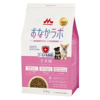 【ワゴンセール】森乳 スーパーゴールド おなかラボ 子犬用 ドライフード 2.4kg 1袋 ドッグフード（わけあり品）