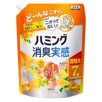 ハミング 消臭実感 オレンジ＆フラワーの香り 超特大 詰め替え 2600mL 1個 柔軟剤 花王
