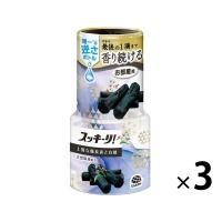 消臭剤 部屋 芳香剤 お部屋のスッキーリ Sukki-ri 備長炭と白檀の上質な香り 400ml 1セット（3個） アース製薬