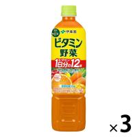 【栄養機能食品】伊藤園 ビタミン野菜 740g エコPET 1セット（3本）【野菜ジュース】