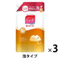 ミューズ 泡ハンドソープ フルーティフレッシュの香り ジャンボ詰替900ml 1セット（3個） 【泡タイプ】 手洗い石鹸 薬用石鹸