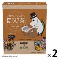 国太楼 ムーミン カフェインレスほうじ茶 三角ティーバッグ 1セット（40バッグ入×2）