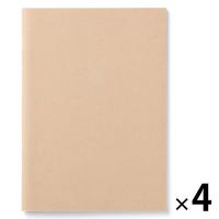 LOHACO - 無印良品 ノート 無地 A6・32枚 1セット（1冊×4） 良品計画