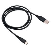 アスクル限定　USB充電ケーブルAーC黒1m　15W ASーACBP‐1 1個 オリジナル