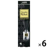 サワデー香るスティック パルファムノアール 玄関 部屋用 芳香剤 詰め替え用 70ml 6個 小林製薬