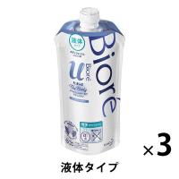 【アウトレット】ビオレu ザ ボディ ピュアリーサボン詰替 340ml 1セット（3個：1個×3）　ボディソープ【液体タイプ】