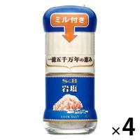 エスビー食品 S＆B ミル付き岩塩 4個