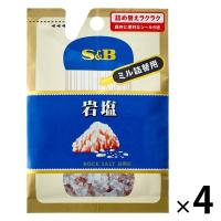エスビー食品 S＆B 袋入り岩塩（ミル詰め替え用） 4個