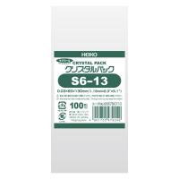HEIKO ＯＰＰ袋　クリスタルパック Ｓ　6ー13 1袋(100枚入)