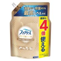【旧品】ファブリーズ 布用 W除菌+消臭 プレミアム 無香料 詰め替え 特大 1280ml 1個 消臭スプレー P＆G