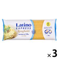 ラティーノ エクスプレス 早ゆで スパゲッティ 1.65mm 600g ゆで時間2分 1セット（1個×3）富永貿易 パスタ