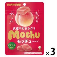 グミ 食べきりサイズ モッチュ 白桃 45g 1セット(1個×3) UHA味覚糖