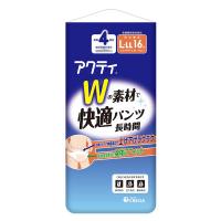 【大人用おむつ/紙パンツ】長時間 4回分 L-LL Wの素材で快適パンツ 1パック(16枚入) アクティ 日本製紙クレシア
