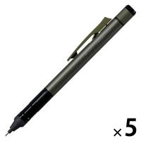 トンボ鉛筆 シャープペン モノグラフチューン ディープグリーン DPA-165D 1セット（1個×5）