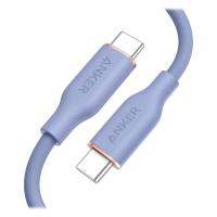 Anker USB Type-Cケーブル 1.8m 240W 絡まないシリコン PowerLine III ラベンダーグレー 1本