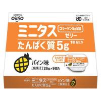 日清オイリオグループ 日清オイリオ ミニタスたんぱく質ゼリー パイン味 介護食 栄養補給 1箱（9個入）