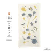 ハーフサイズ かや織りふきん キッチン 1枚 藤栄