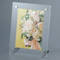 ナカバヤシ アクリルクリアフレーム スタンドタイプ 2L 1枚