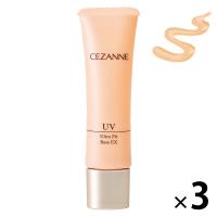 CEZANNE（セザンヌ） UVウルトラフィットベース EX00 オレンジベージュ SPF30・PA++ 30g セザンヌ化粧品 ×3個