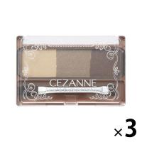 CEZANNE（セザンヌ） ノーズ＆アイブロウパウダー 03オリーブ セザンヌ化粧品 ×3個