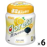 クロレッツ 炭フレッシュ レモンミントボトル 6個 モンデリーズ ガム