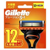 ジレット（Gillette）髭剃り フュージョン 替刃12個入 カミソリ 男性用 P＆G