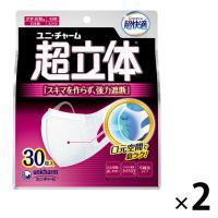 LOHACO - 超快適マスク超立体遮断タイプ 小さめサイズ 1セット（30枚入