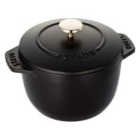 ストウブ Staub ラ ココット de GOHAN S ブラック 12cm 1個 ご飯鍋 炊飯 1合 鋳物 ホーロー鍋【日本正規販売品】【送料無料】