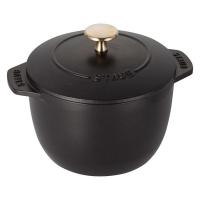 ストウブ Staub ラ ココット de GOHAN M ブラック 16cm ご飯鍋 炊飯 2合 鋳物ホーロー 鍋 【日本正規販売品】【送料無料】