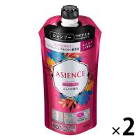 【ワゴンセール】 アジエンス ふんわり弾力タイプ シャンプー 詰め替え 340ml 2個 花王