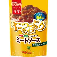 日清製粉ウェルナ マ・マー 果実と野菜のうまみ豊かなミートソース マッシュルーム入り（360g） ×1個