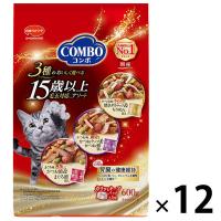 コンボ 15歳以上 毛玉対応アソート 国産 600g（120g×5袋）12袋 キャットフード 猫 ドライ