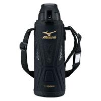 ZOJIRUSHI（象印）水筒 スポーツボトル ミズノ 1000ml 直飲み ステンレスクールボトル ブラック SD-FX10-BA 1個