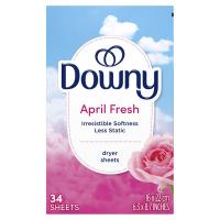 ダウニー（Downy） シート 乾燥機用 柔軟剤 エイプリルフレッシュ 静電気を防ぎ驚きの柔らか仕上げ 34枚入 1個 P＆G