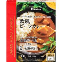 【ワゴンセール】JAPAN MENU AWARD 欧風ビーフカレー 中辛 180g・1人前 1個（わけあり品）