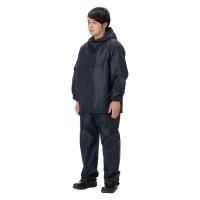 【レインウェア】カジメイク 「現場のチカラ」 ポリエステルヤッケ ネイビー LL A-2205 1着  オリジナル