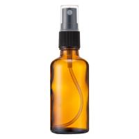 【スプレーボトル】 エイ・エム・ジェイ ガラス製スプレーボトル 50ml ブラウン SPG-50C 1個