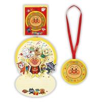 日本ホールマーク お誕生日祝い グリーティングカード 立体 アンパンマンメダル3 1枚