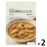 無印良品 素材を生かした カルダモンと青唐辛子のスパイシースープカレー 250g（1人前） 1セット（2袋） 良品計画