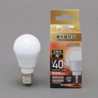 アイリスオーヤマ LED電球 E17 調光 広配光タイプ 電球色 40形相当(44 LDA5L-G-E17/D-4V3 1個