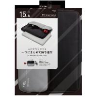 エレコム PC用インナーバッグ ポケット付 15.6インチ ブラック BM-IBPT15BK 1個